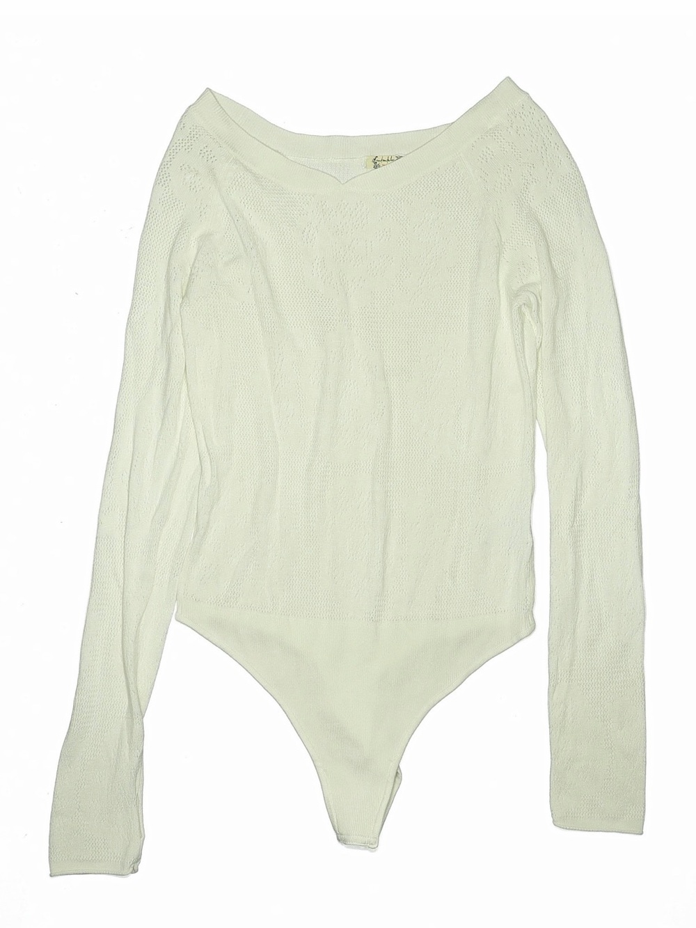 Intimately By Free People Long Sleeve Knit Bodysuit